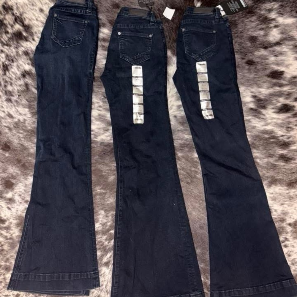Rock & Roll Cowgirl Dark Blue Straight Leg Jeans all brand new 70$ each